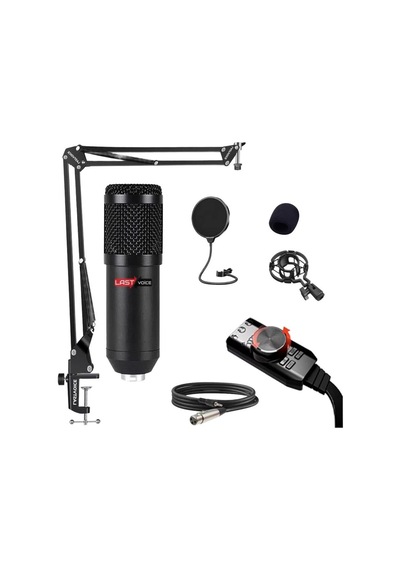 Lastvoice Bm800bta Gaming 7.1 Ses Kartı Ve Mikrofon Seti Canlı Yayın Lol Pubg