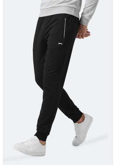 Slazenger Fernon Erkek Cepli Siyah Eşofman Altı