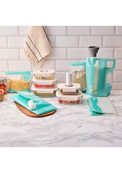 Aryıldız Vacuum & Fresh 25 Parça Saklama Kabı Seti Şeffaf