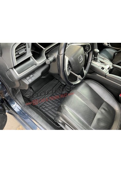 Honda Civic Sedan 2020-2021 3d Kauçuk Kokusuz Havuzlu Paspas