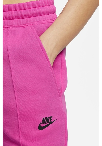 Nike Sportswear Tech Fleece Standart Fit Mid Rise Jogger Kadın Eşofman Altı Fuşya Fuşya