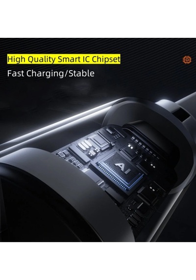 5 Adet 3in1 Makaralı Çoklu Şarj Kablosu 100w Hızlı Şarj - Type-c, Lightning, Micro Usb Geri Çekilebilir Data Kablosu
