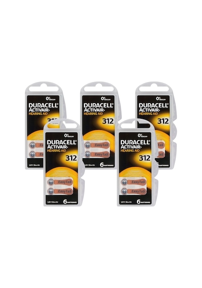 Duracell 312 Numara İşitme Cihazı Pili 6 x 10'lu