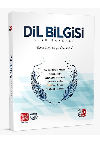 3D Yayınları Dıl Bılgısı Soru Bankası