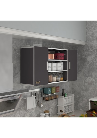 Kenzlife hazır mutfak honnor32 gri 060*120*32 mutfak banyo dolabı kapaklı raflı Kenzlife hazır mutfak honnor32 gri 060*120*32 mutfak banyo dolabı kapaklı raflı
