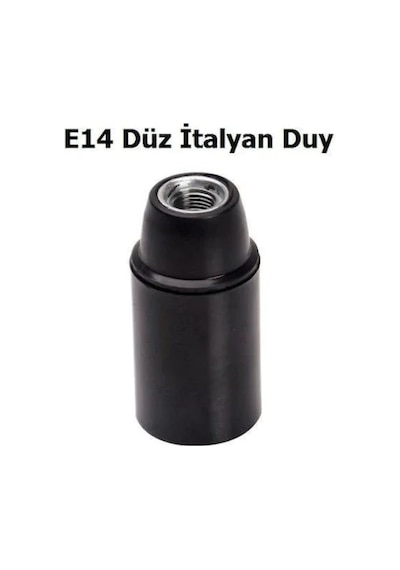 E14 Duy İtalyan Duy Düz 50 Adet