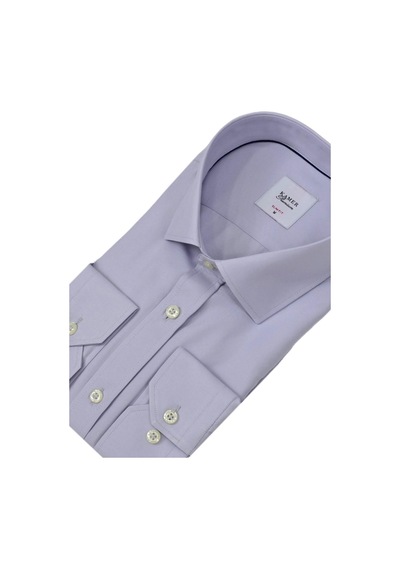 Erkek Slim Fitt Uzun Kol Gömlek 2290 Bgl-st04378 Açık - Gri