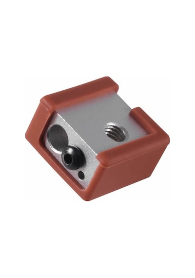 Koodmax E3d-v6 Sıcaklığa Dayanıklı Mk8/mk9 Alüminyum Isıtıcı Blok Silikon Kılıfı Kırmızı