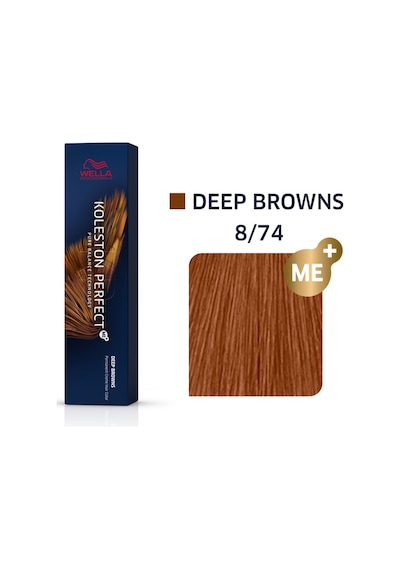 Wella Professionals Koleston Perfect Me+ 8/74 Deep Browns Kalıcı Saç Boyası 60 Ml