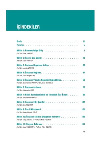 Veteriner Hekimliği Farmakoloji Akıl Notları