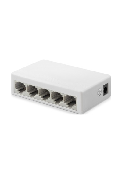 Ethernet Switch 5 Port 10/100 Mbps - Beyaz Hdx1344