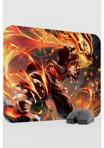 Gaming Genshin Impact Anime Gacha V1 - 48x40 Xl Gaming Mouse Pad Fare Altlığı