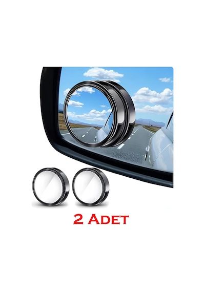 Kör Nokta Aynası Siyah 1tk 2adet