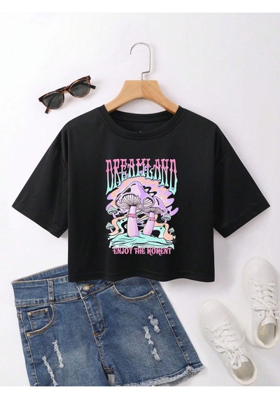 Noıssey Urban Pop Graphic Kadın Tişört Koleksiyonukod 5244 Siyah