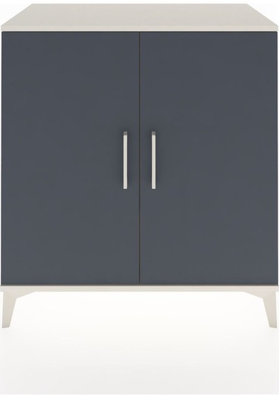 Hyperion Şifonyer 2 Kapaklı 88x44x96 Aytaşı-antrasit Aytaşı