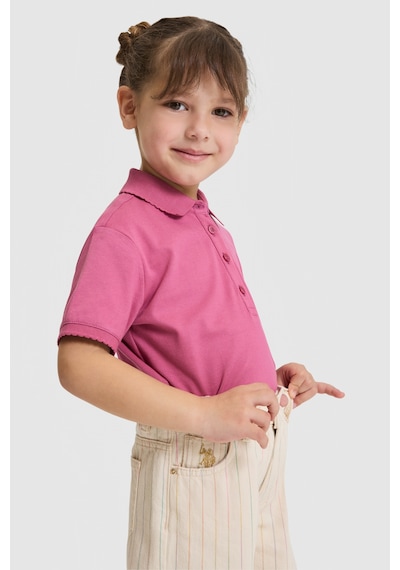 U.s. Polo Assn. Kız Çocuk Fuşya Tişört Basic 50328218-vr023 Fusya