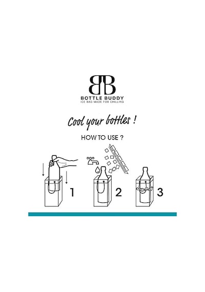 Bottle Buddy Ice Bag - Taşınabilir Şişe/şarap Soğutucu Buz Çantası Genel