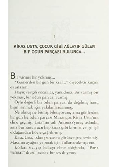Pinokyo Kısaltılmış Metin