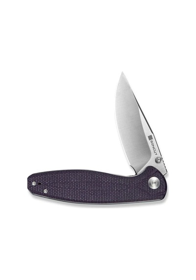 Sencut Vyrce Purple Canvas Micarta Handle Satin Finished D2 Blade Çakı Mor