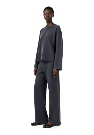 Hiccup 2 Parçalı Pamuklu Sweatshirt Set Gri