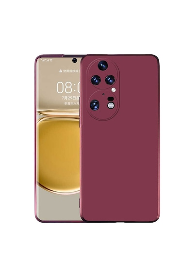 Zore Huawei P50 Pro Kılıf Nvth Premier Silikon Kapak - Mürdüm