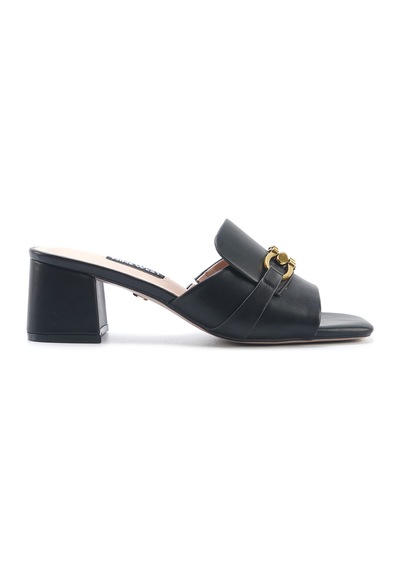 Nine West Garland 5fx Siyah Kadın Topuklu Terlik 000000000101928817 Siyah