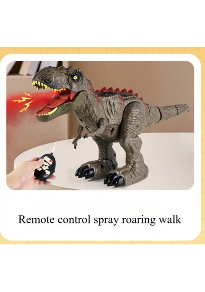Uzaktan Kumandalı Dinozor T-rex Sesli Işıklı Jurassic World Modeli Dinazor 32 Cm Çok Renkli