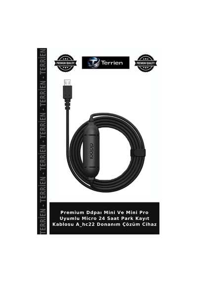 Premium Ddpaı Mini Ve Mini Pro Uyumlu Micro 24 Saat Park Kayıt Kablosu A Hc22 Donanım Çözüm Cihaz