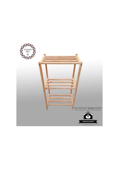 Çiçek Standı 6 - Çiçeklik -Saksılık- Çiçek Rafı -Balkon Düzenleme