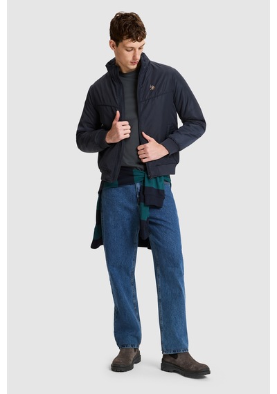 U.S. Polo Assn. Erkek Lacivert Dik Yaka Fermuarlı Cepli Yağmurluk Tarzı Mont 50326198-vr033 U.S. Polo Assn. Erkek Lacivert Dik Yaka Fermuarlı Cepli Yağmurluk Tarzı Mont 50326198-vr033