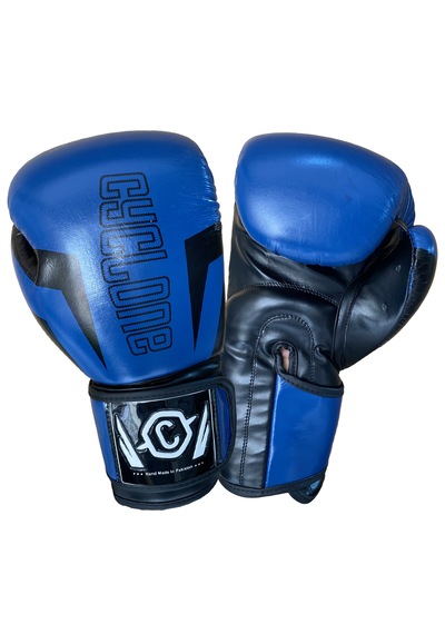 Cyclone Clash Orijinal Deri Boks Ve Kick Boks Eldiveni Mavi
