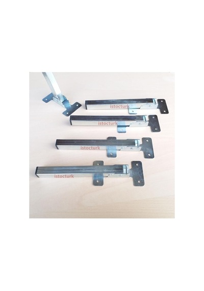 Sofra Ayak Komple Metal 25 Cm Metalik 1 Adet 25 Cm