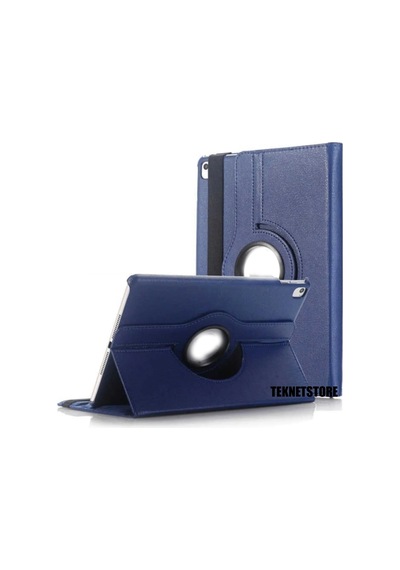Apple Uyumlu iPad, 9. Nesil 2021 10.2 Inç Tablet Standlı 360 Dönebilen Deri Kılıf Leather Case Tam Kılıf