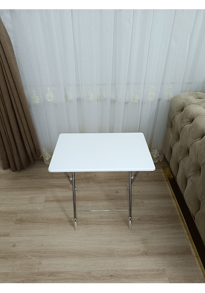 Çanta Zigon Sehpa,4'lü Sehpa, Zigon Sehpası, Mdf Mebran - Beyaz