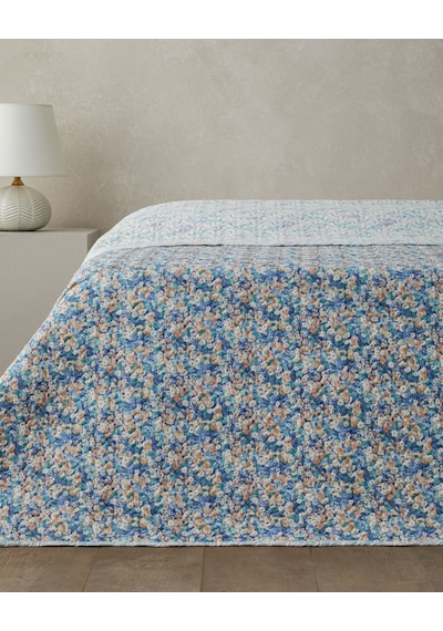 English Home Blossom Haze Çift Kişilik Çok Amaçlı Örtü 200x220 Cm Mor Mor