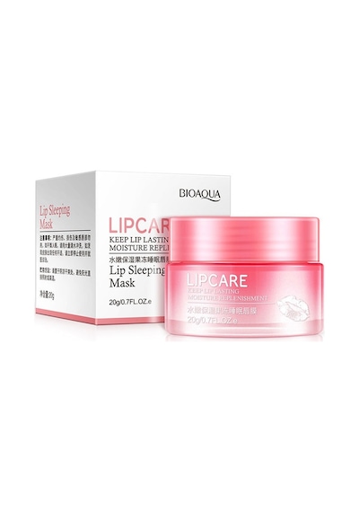 Bioaqua Çilekli Uyku Dudak Maskesi Gece Kremi 20 G