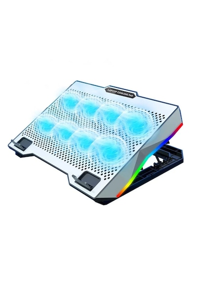 8 Fan Ayarlanabilir Notebook Laptop Soğutucu Telefon Tutucu Fc979