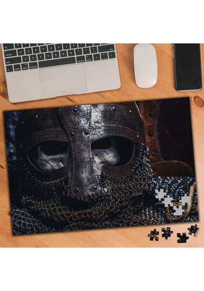 Şövalye Zırh Başlığı 240 Parça Puzzle Yapboz Tablo-rast 359- 5