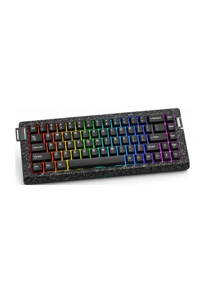 Ajazz Ak680 V3 8000 Hz Manyetik Rgb Oyuncu Klavyesi Siyah Ice Island