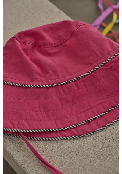 Ohlalakoala Candy Summer Biyeli Poplin Şapka Pembe