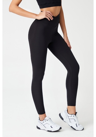 Los Ojos Siyah Çapraz Bel Detaylı Cross Waist Tayt Envelope Envelope Siyah Envelope Siyah