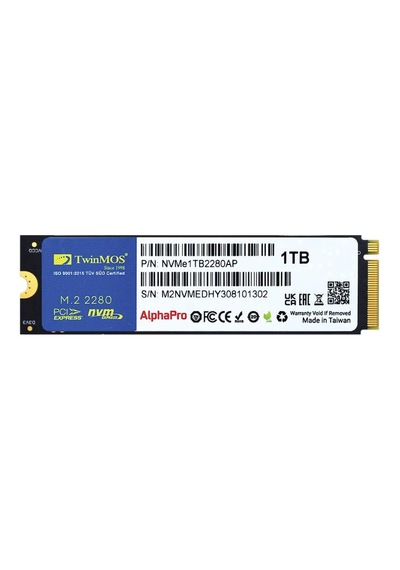 1 Tb Twınmos M.2 Pcıe Nvme 3600/3250 Nvme1tb2280ap Tek Ebat