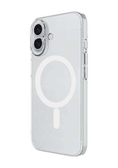 Apple Uyumlu iPhone 16 Plus Şeffaf Magsafe Kılıf Safe Şeffaf