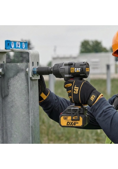 Cat DX7020.1 18V 4.0AH Çift Akülü Kömürsüz 700/880NM Profesyonel Şarjlı Somun Sıkma + 10 Adet Lokma Ucu