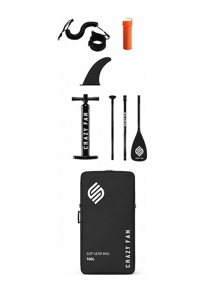 Crazy Fan Sarı Lacivert Şişme Sup Board / Paddle Board 320 Cm