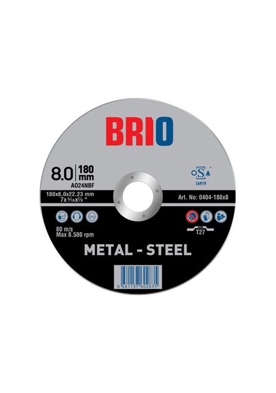 Brio Taşlama Taşı 180x8 10'lu