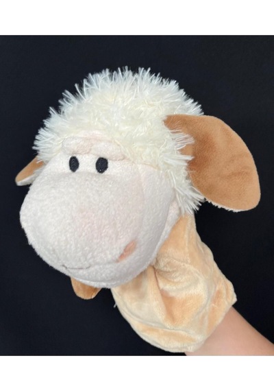 Kukla Ağzı Hareket Edebilen 4 Adet Peluş Kukla Çok Renkli