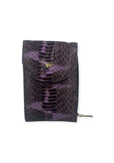 Ollbag Ol-1093y Kadın Zincir Askılı Mini Çanta Cüzdan Eflatun