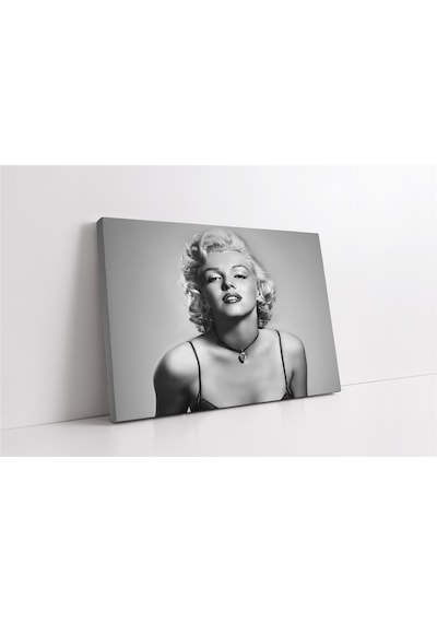 Siyah Beyaz Marilyn Monroe Kanvas Tablo-154325