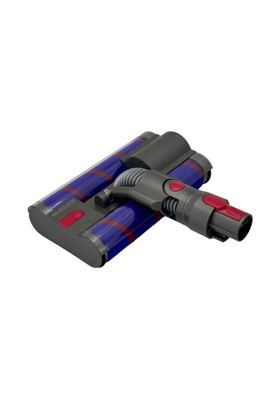 Dyson İle Uyumlu V7, V8, V10, V11, V15 Süpürge Çiftli Yumuşak Rulo Fırçalı Başlık